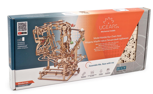 UGears Marble Run Chain Hoist