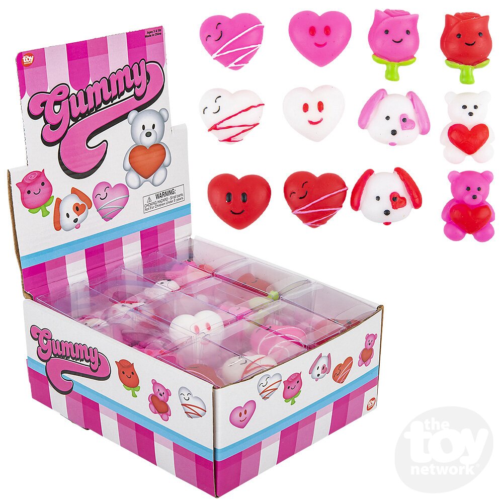 Valentines Gummy Characters