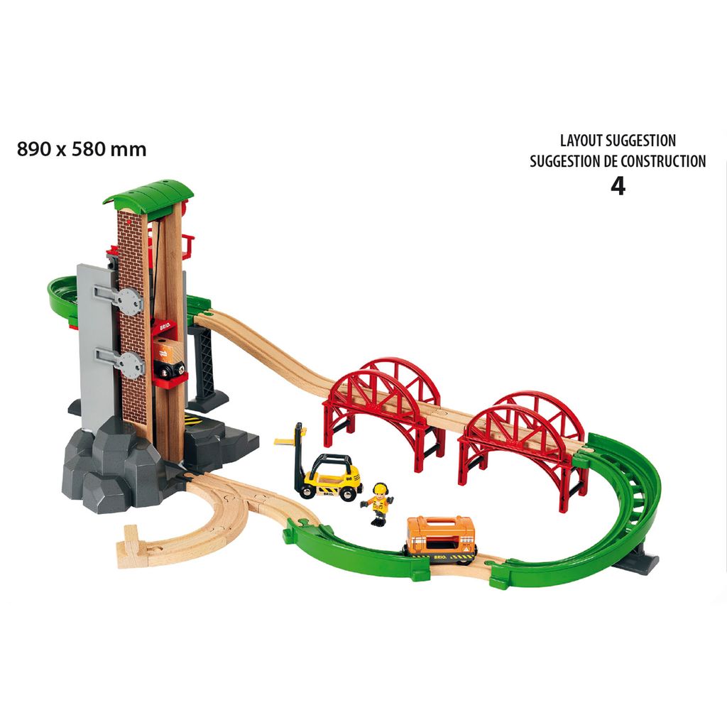 BRIO Lift & Load Warehouse Set