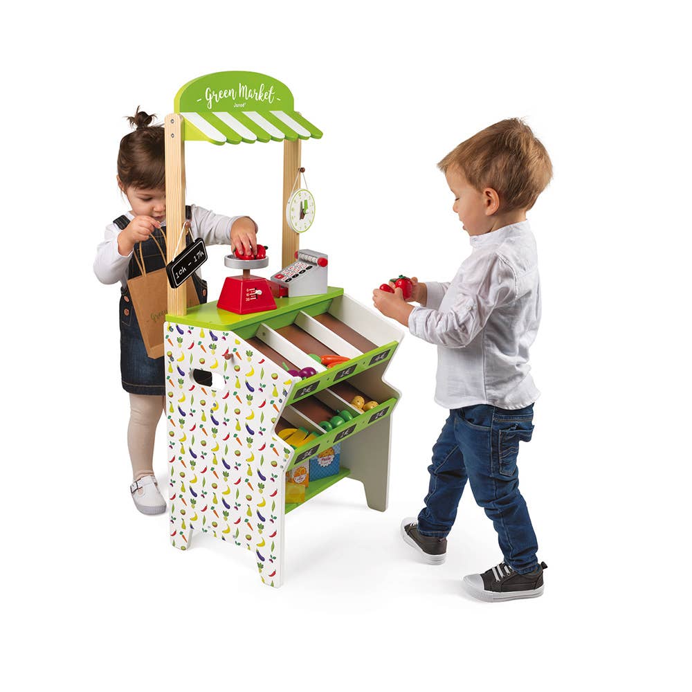 Green Market Grocery Play Stand