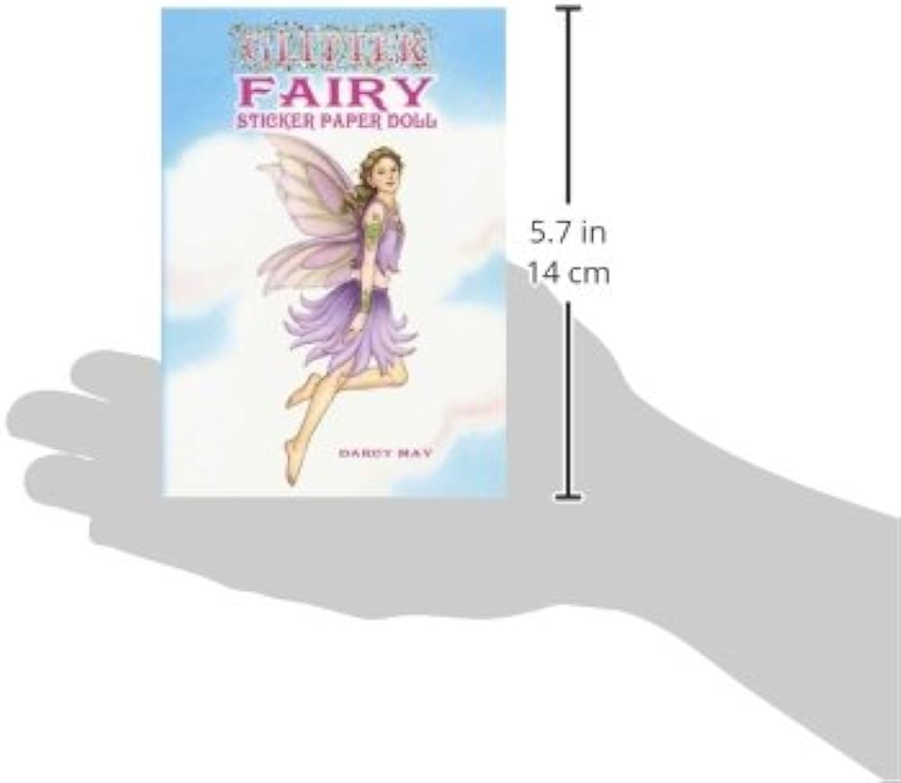 Glitter Fairy Sticker Paper Doll