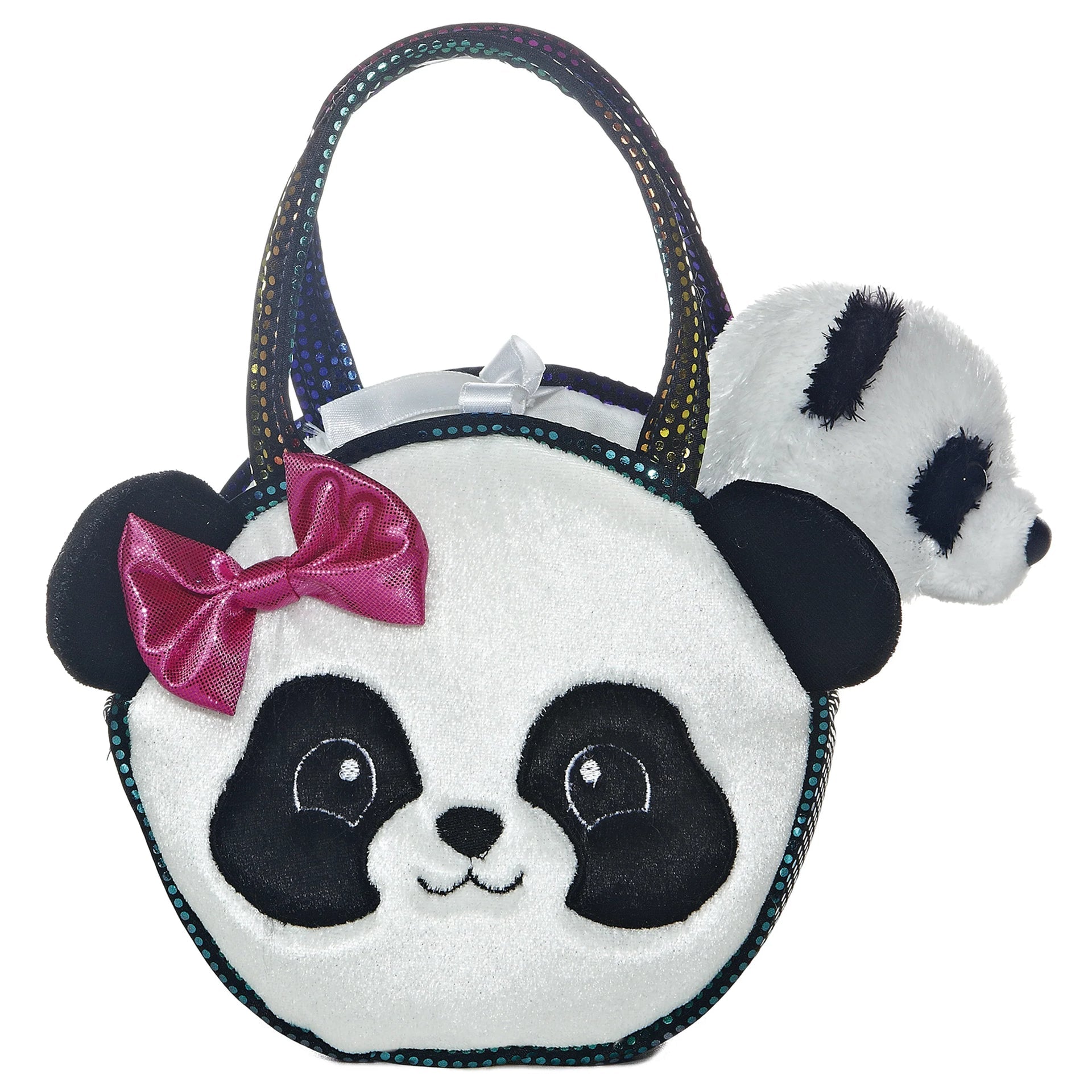 7" Pretty Panda Pet Carrier