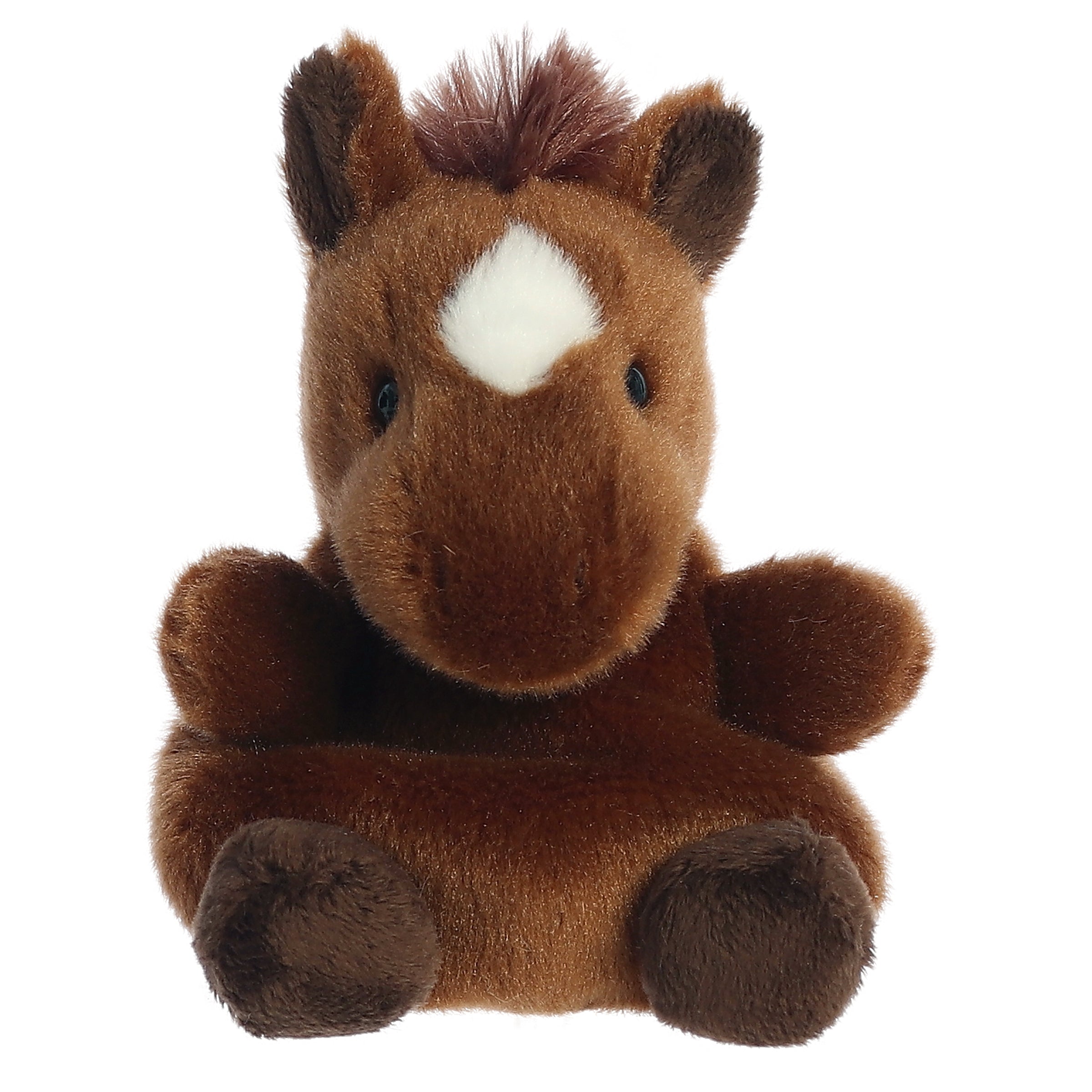 5" Truffle Brown Horse Palm Pal