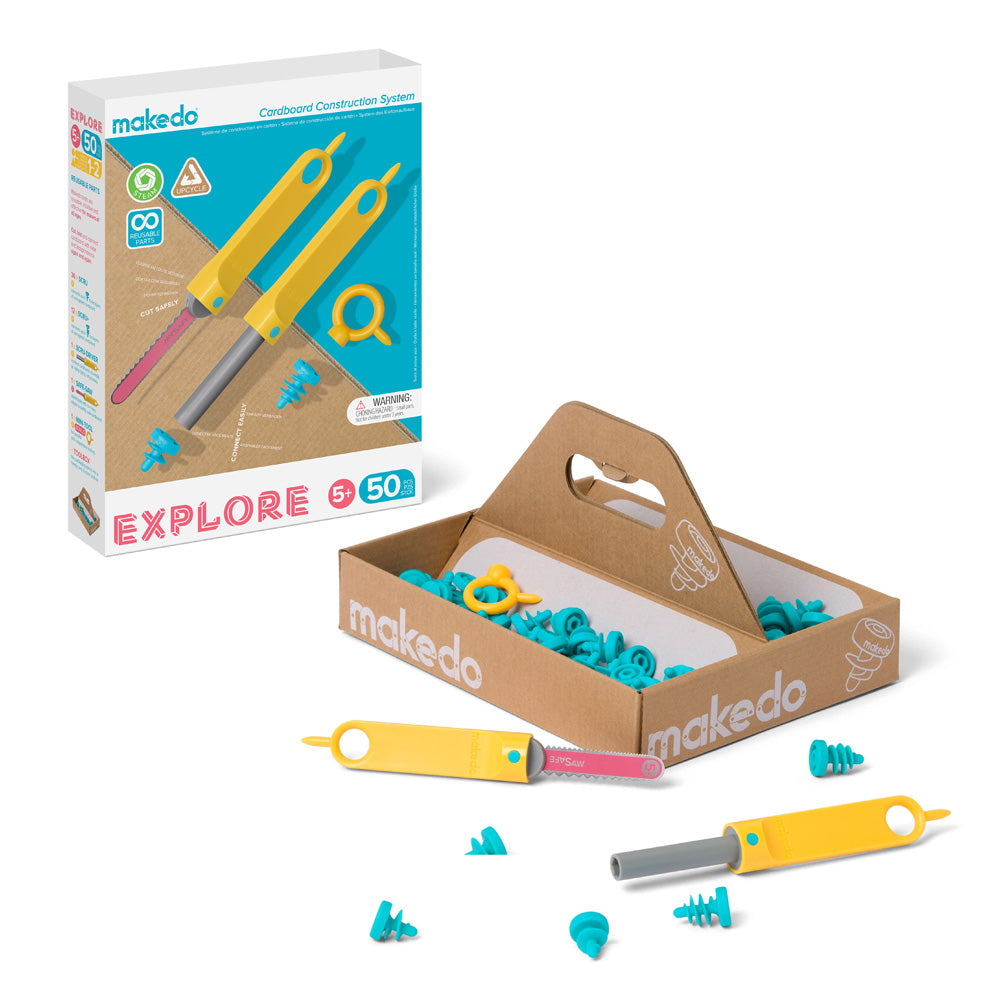 Makedo Explore 50 Pc Set