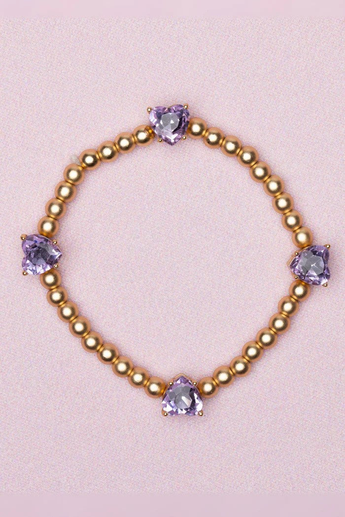 Amethyst Love Bracelet