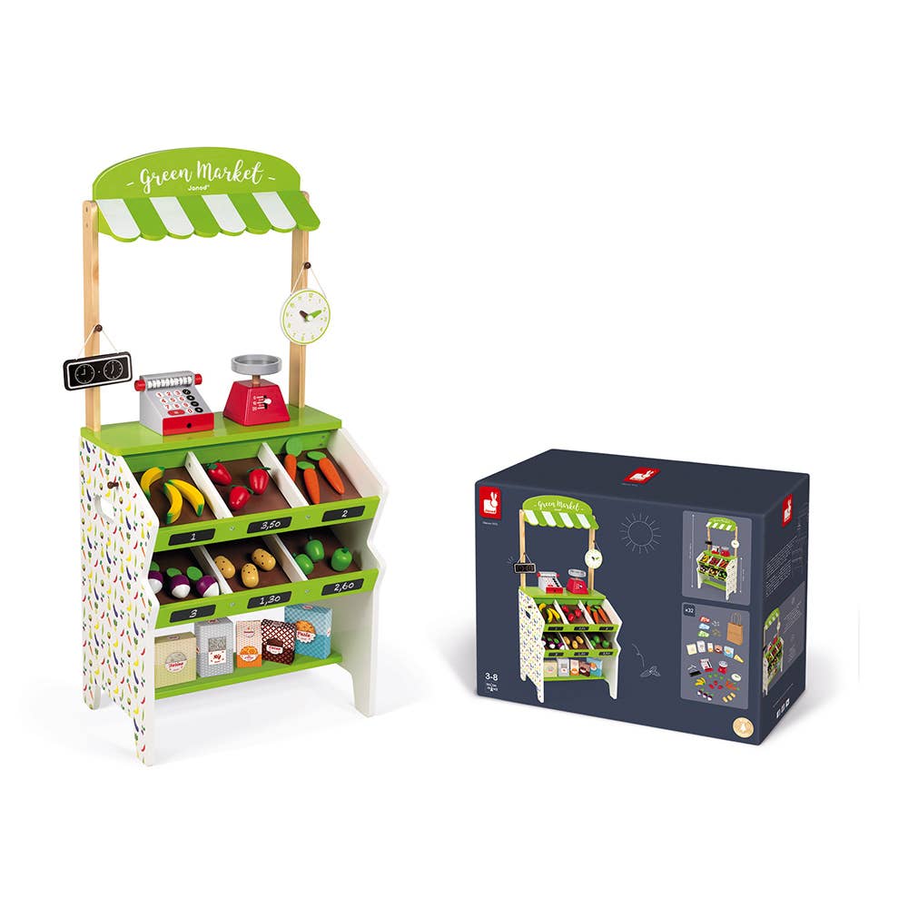 Green Market Grocery Play Stand