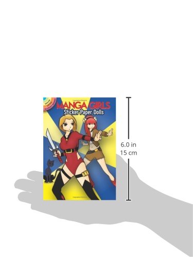 Manga Girls Sticker Paper Dolls