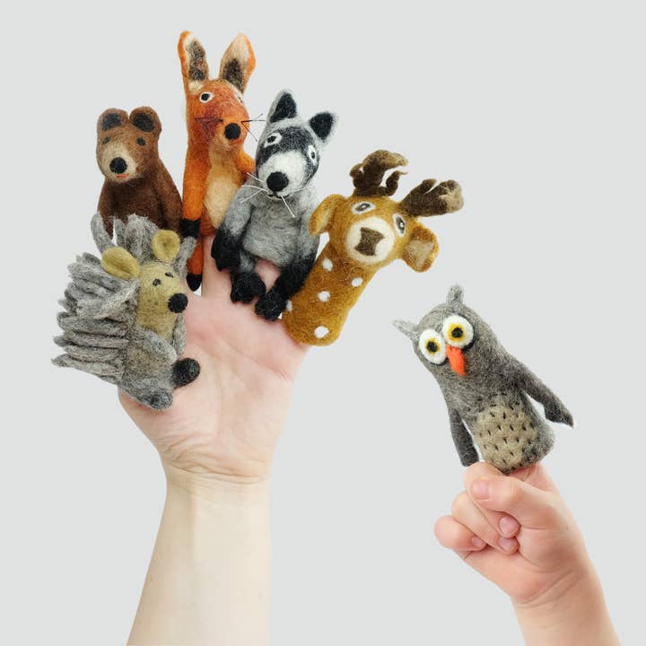 Felt Finger Puppets - Assorted