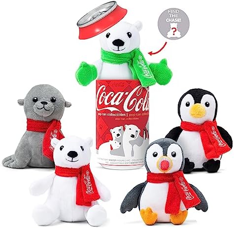 Coca Cola Pop Cans Collectible 5" Plush