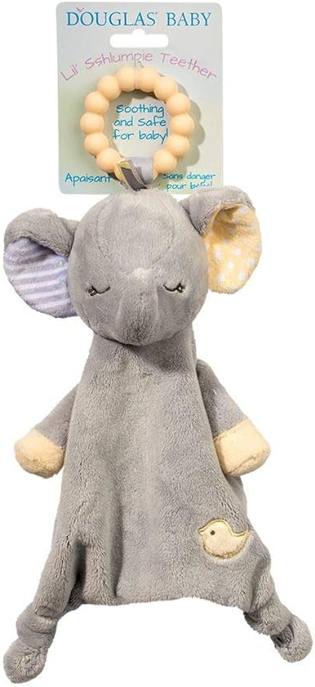 Joey Gray Elephant Teether