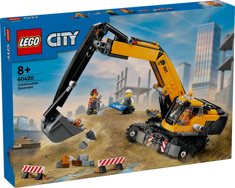 LEGO Yellow Construction Excavator