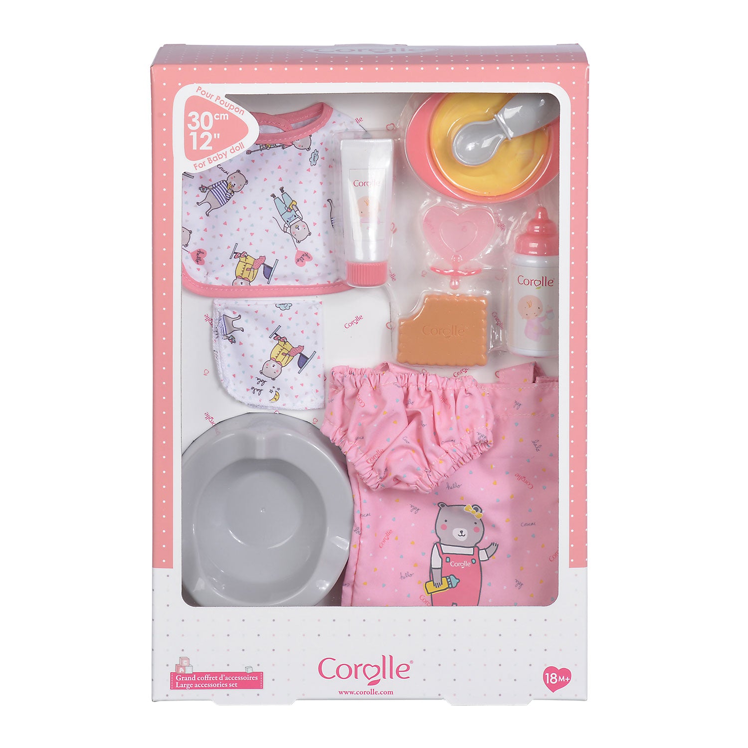 BB12" Pink Large  Accessories Set