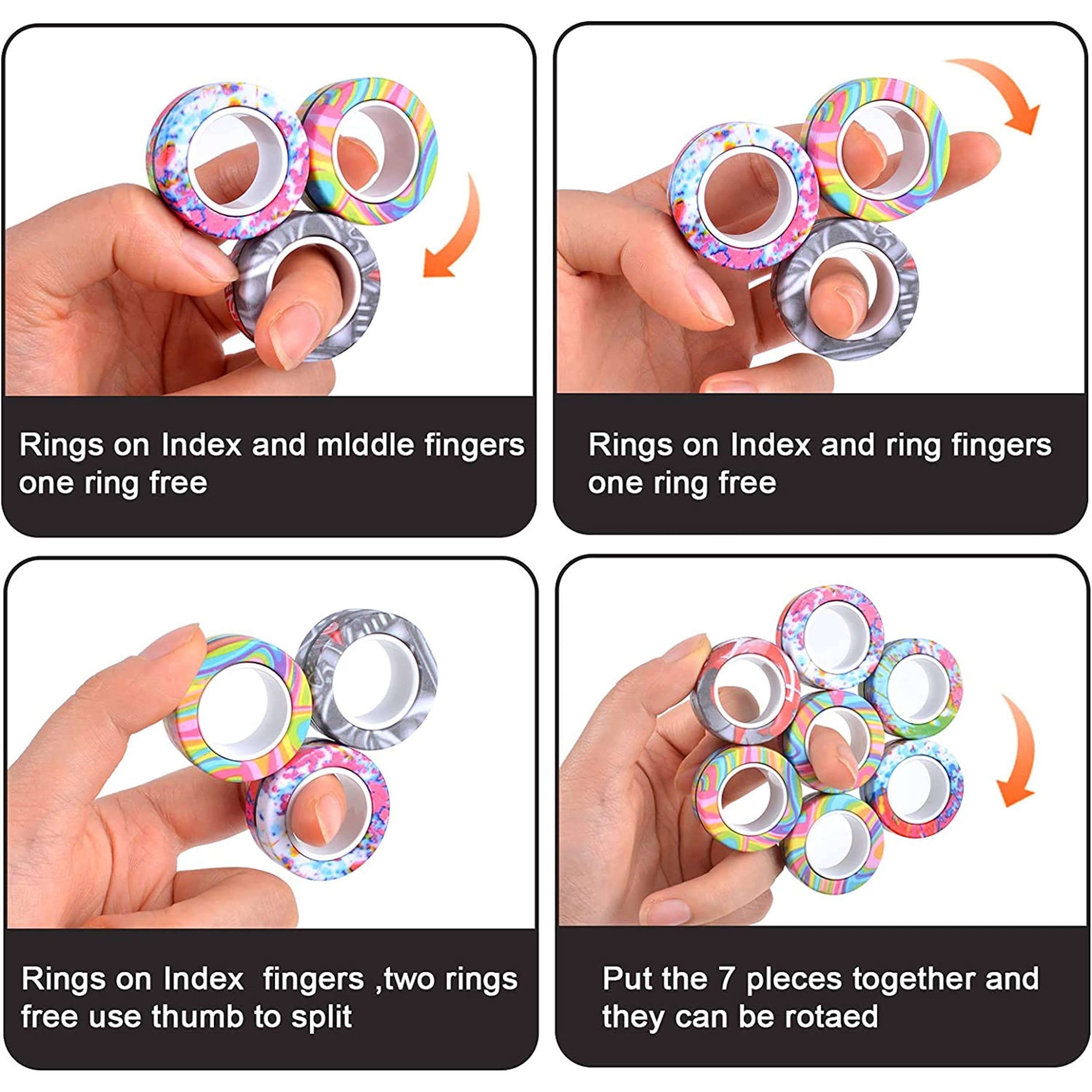 Magnetic Finger Rings