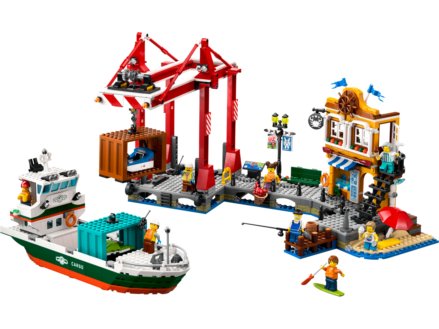 LEGO Seaside Harbor with Cargo Ship