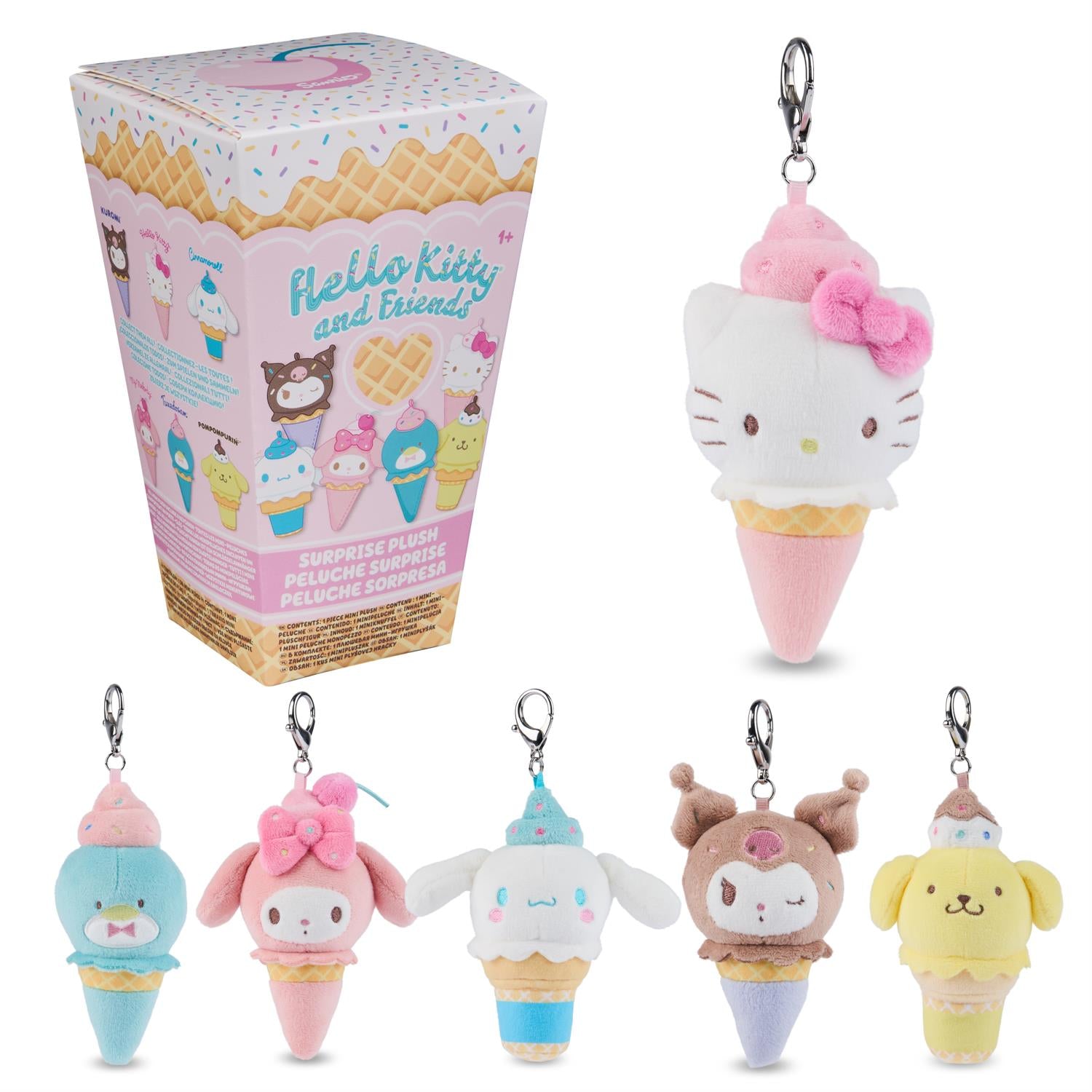 Hello Kitty & Friends Surprise Blind Box, 3 in.