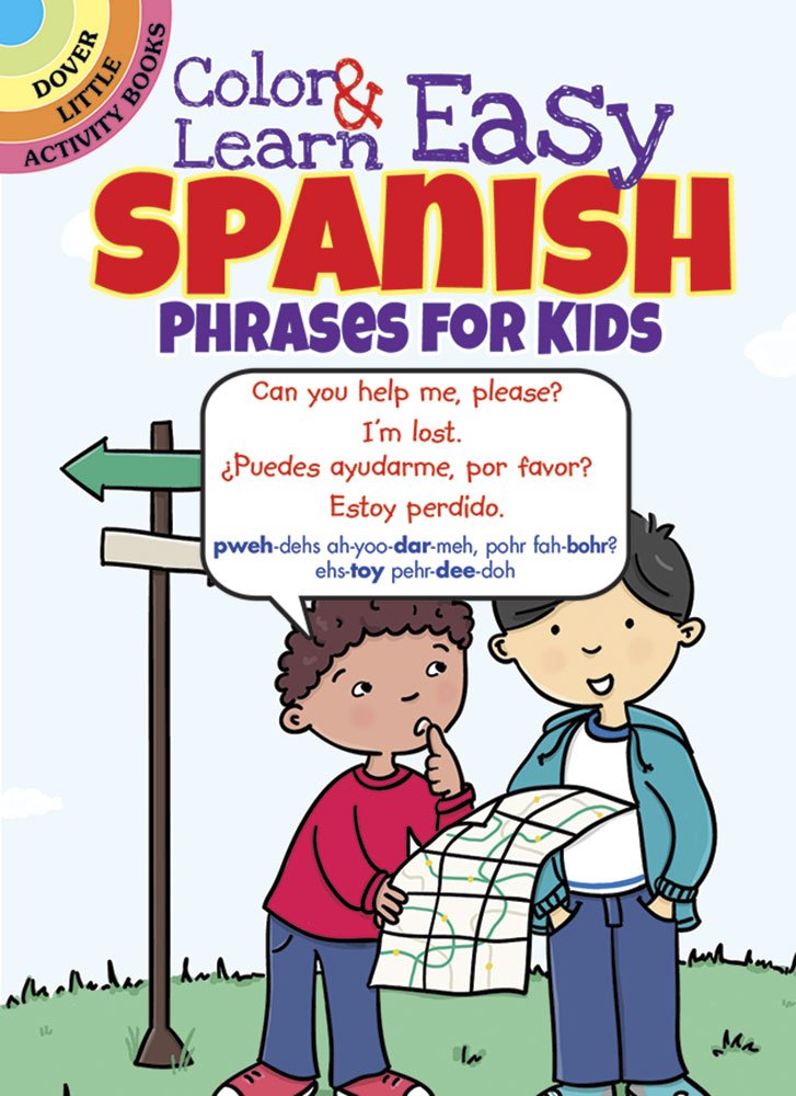 Color & Learn Easy Spanish Book