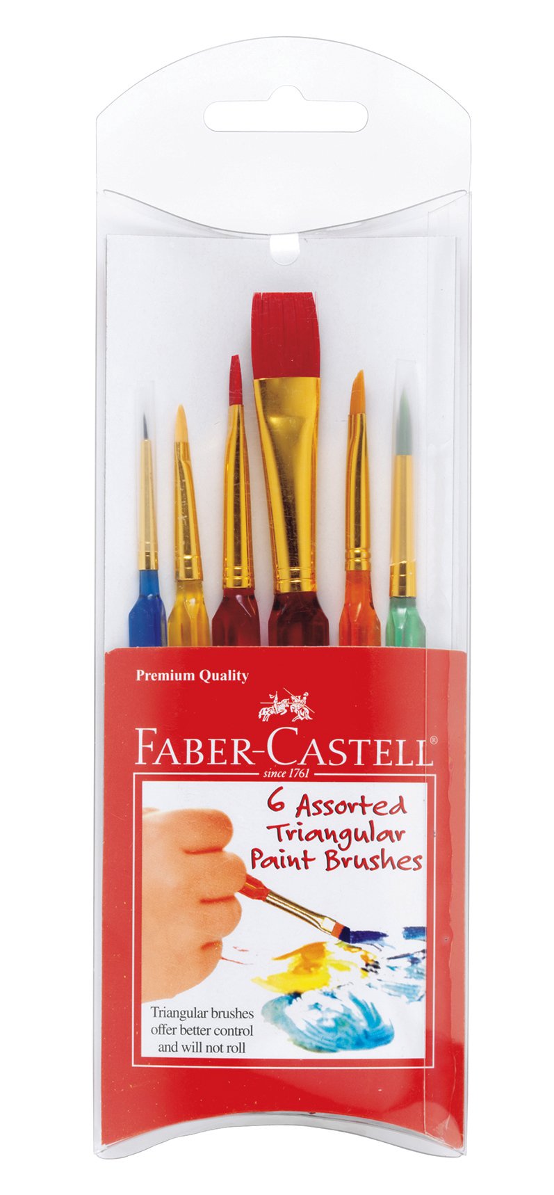 Triangular Paint Brushes