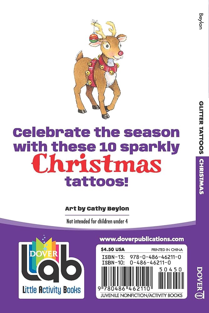 Glitter Tattoos Christmas