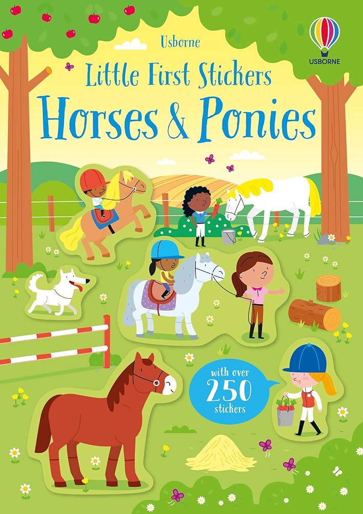 Usborne Little First Stickers - Horses & Ponies