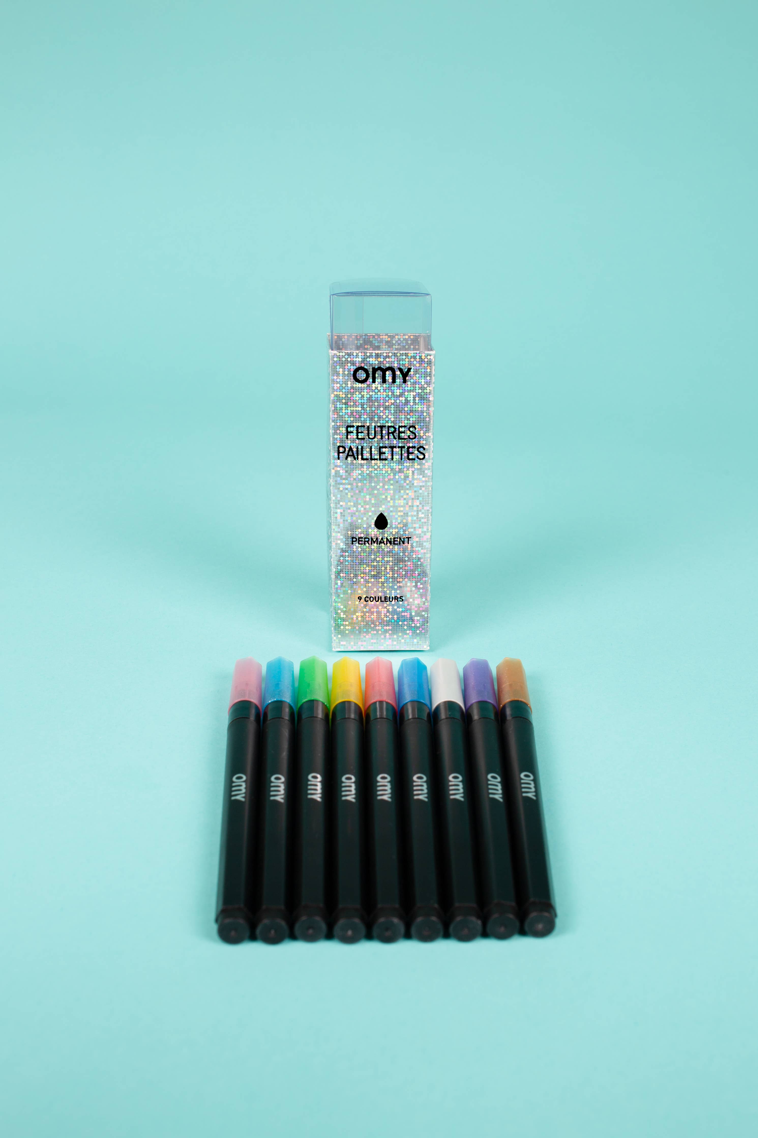 Glitter Marker set - 9 pc