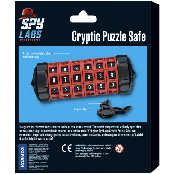 Spy Labs Cryptic Puzzle Safe