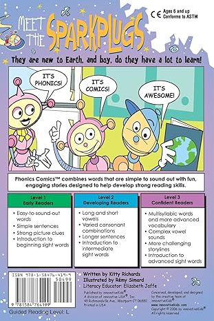 Phonics Comics Level 3 - Meet the Sparkplugs