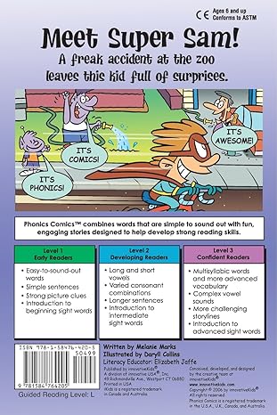 Phonics Comics Level 3 - Super Sam