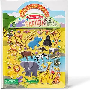 Puffy Sticker Play Set - Safari