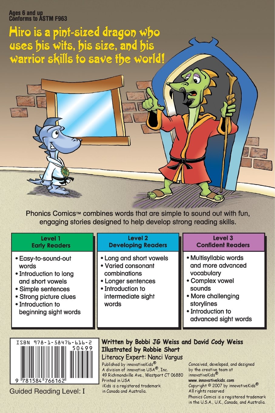 Phonics Comics Level 2 - Hiro Dragon Warrior