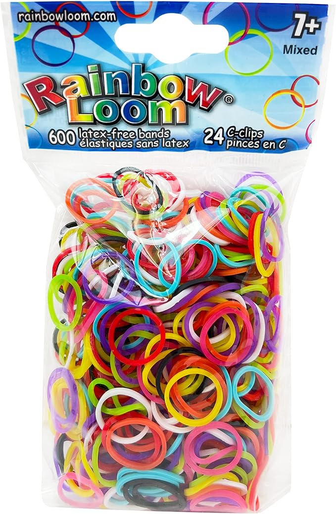 Solid Loom Bands - Mix