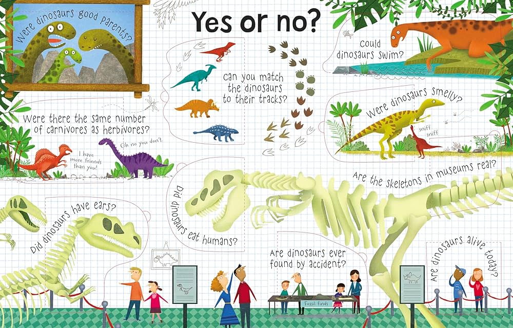 Lift-the-flap Question&Answers About Dinosaurs