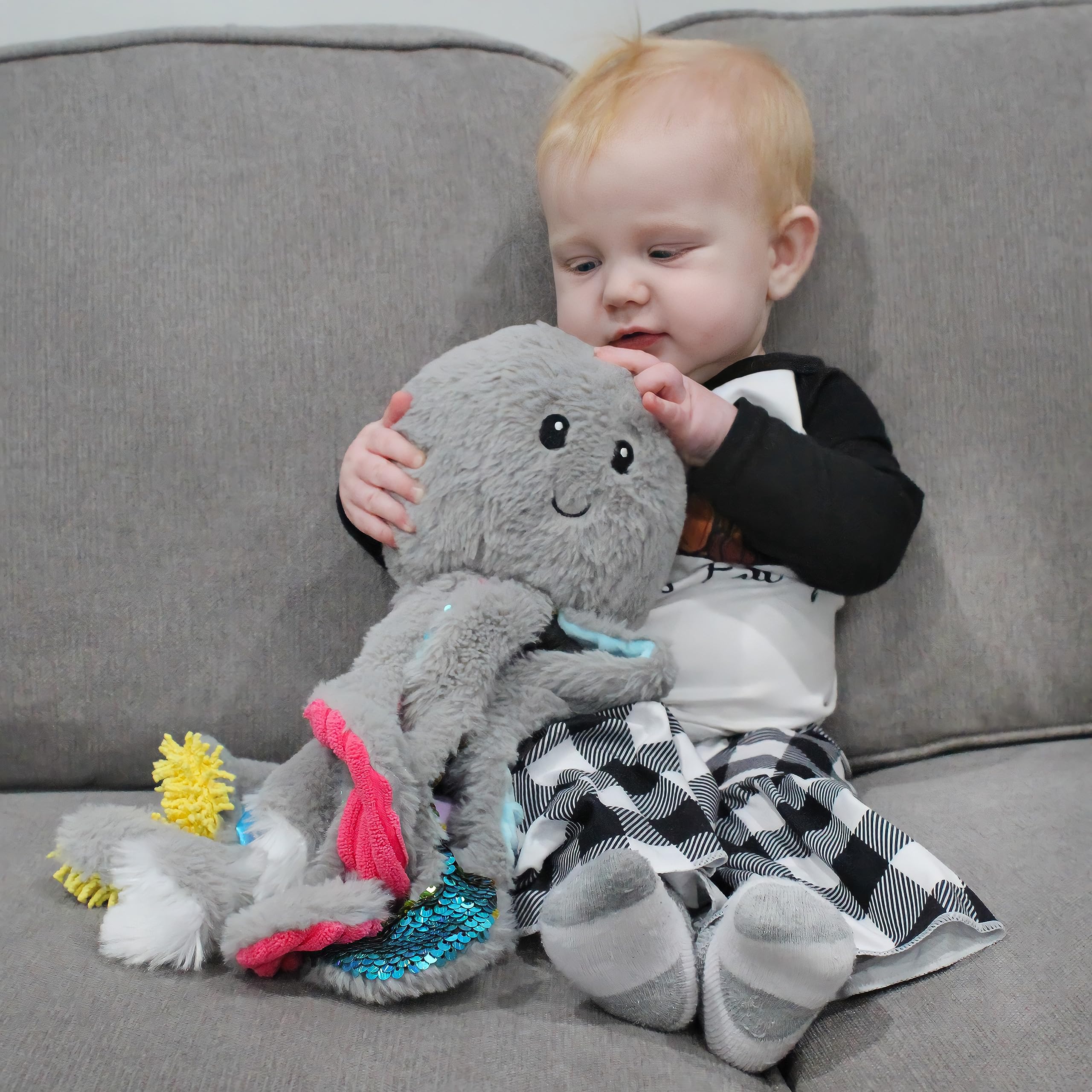 Quiggly the Weighted Sensory Octopus Plush