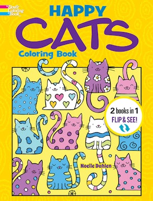 Happy Cats Coloring Book