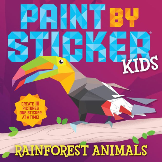 Paint by Sticker - Rainforest Animals