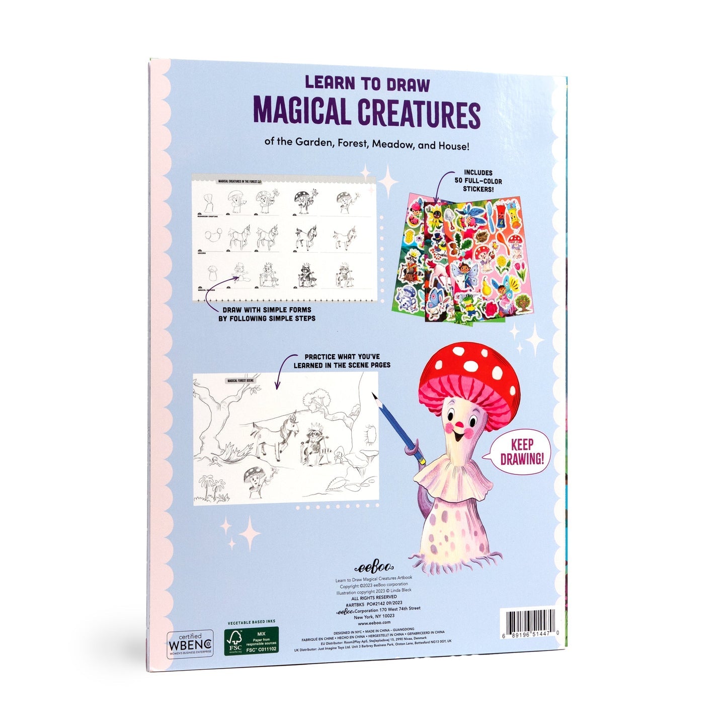 Learn to Draw Magical Creatures w/stickers