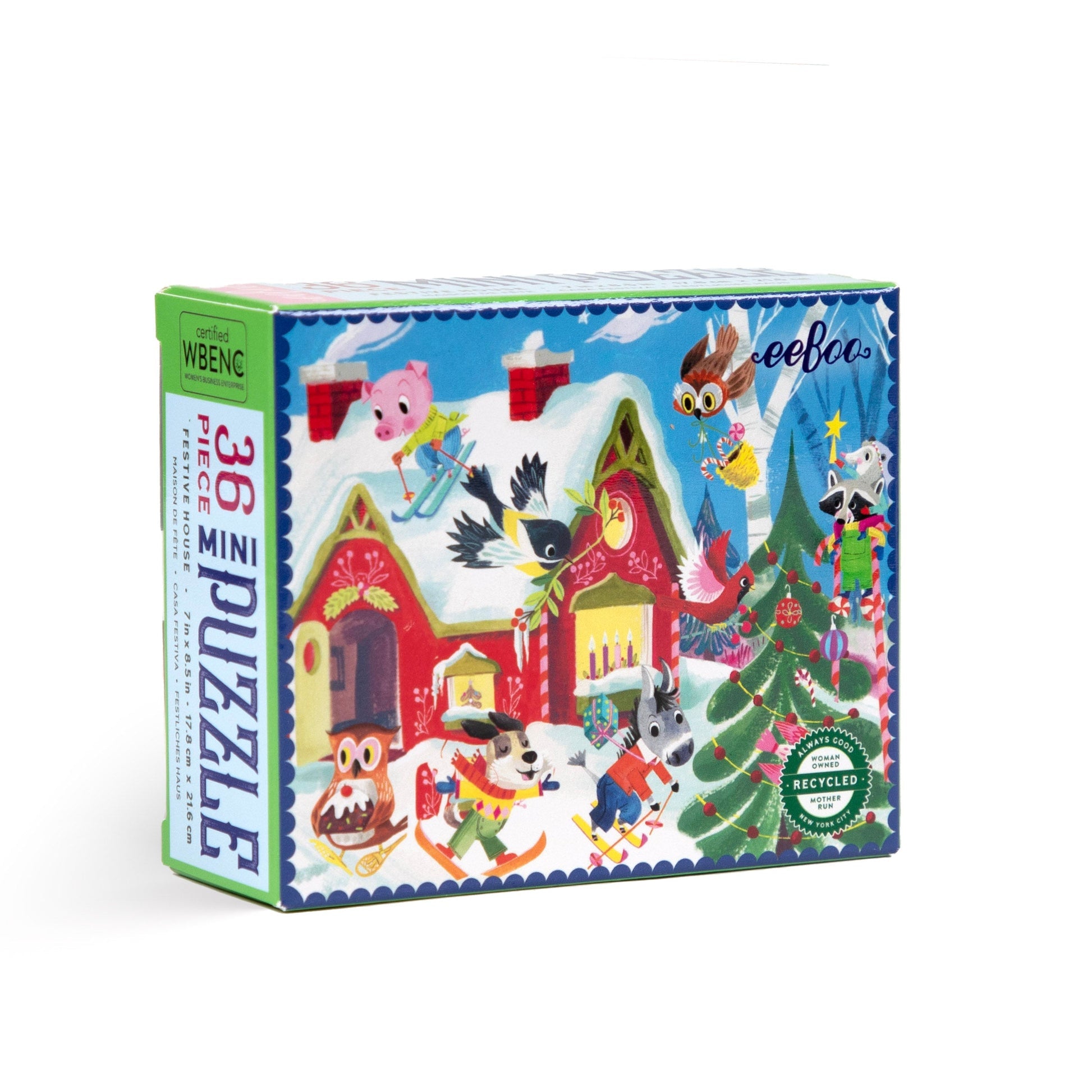 Woodland Holiday Mini Puzzle Asst