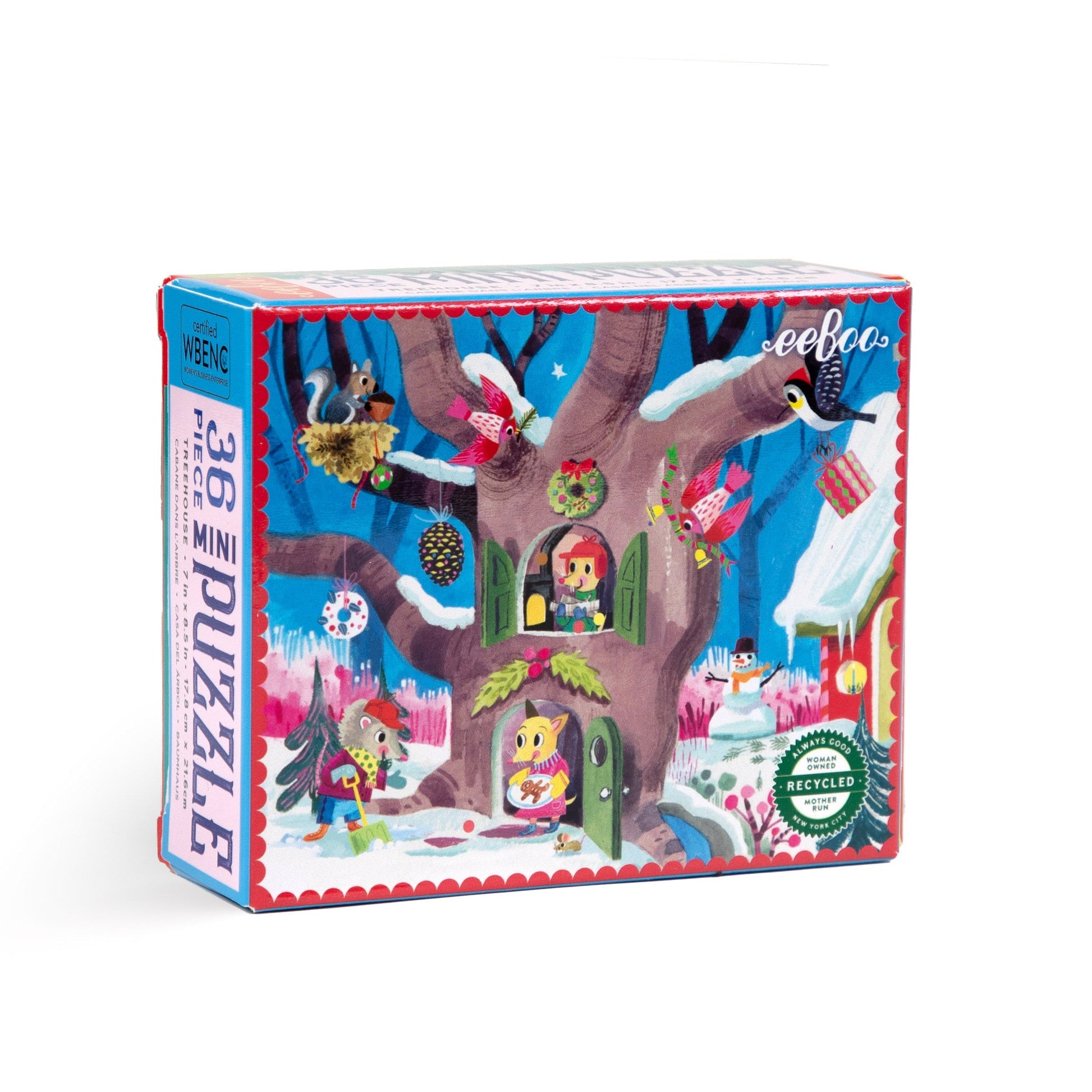 Woodland Holiday Mini Puzzle Asst