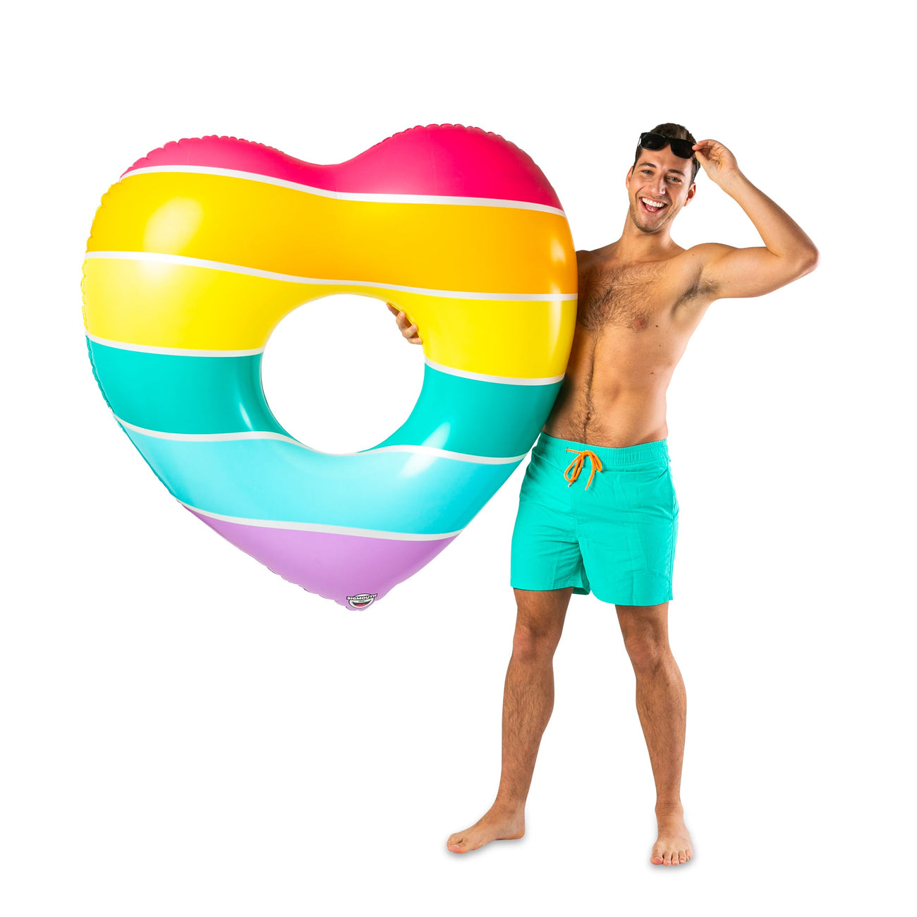 Rainbow Heart Big Float