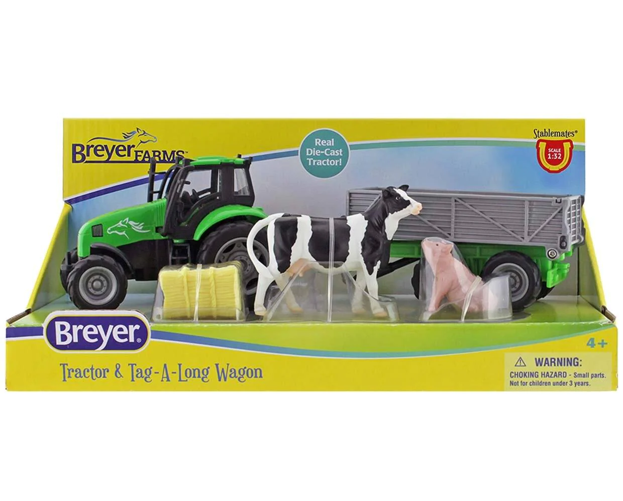 Breyer - Tractor and Tag-A-Long Wagon