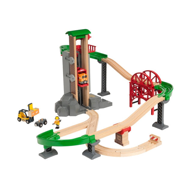 BRIO Lift & Load Warehouse Set