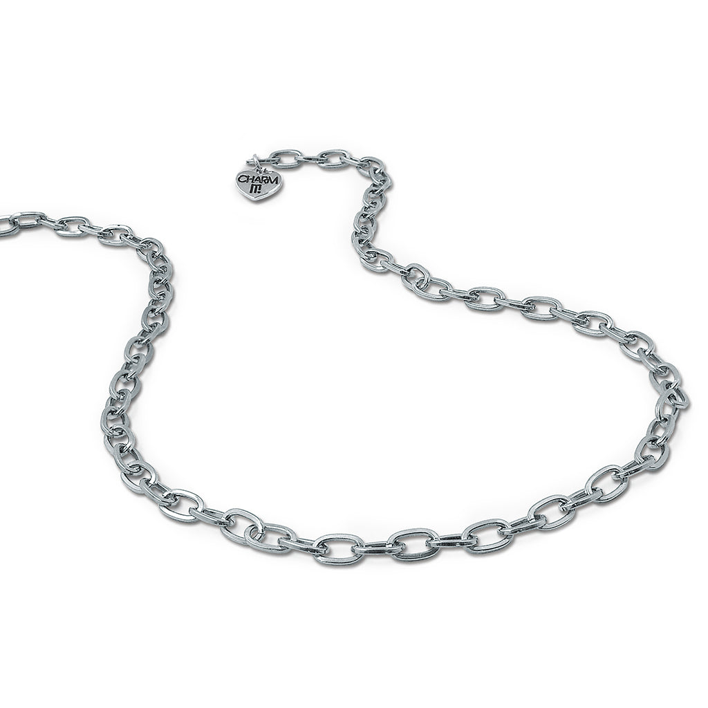 Charm Necklace - Silver Chain