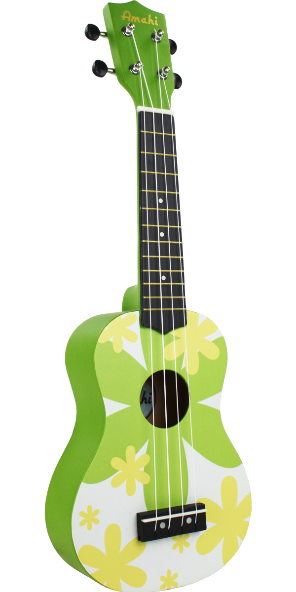 Ukulele - Green Flower