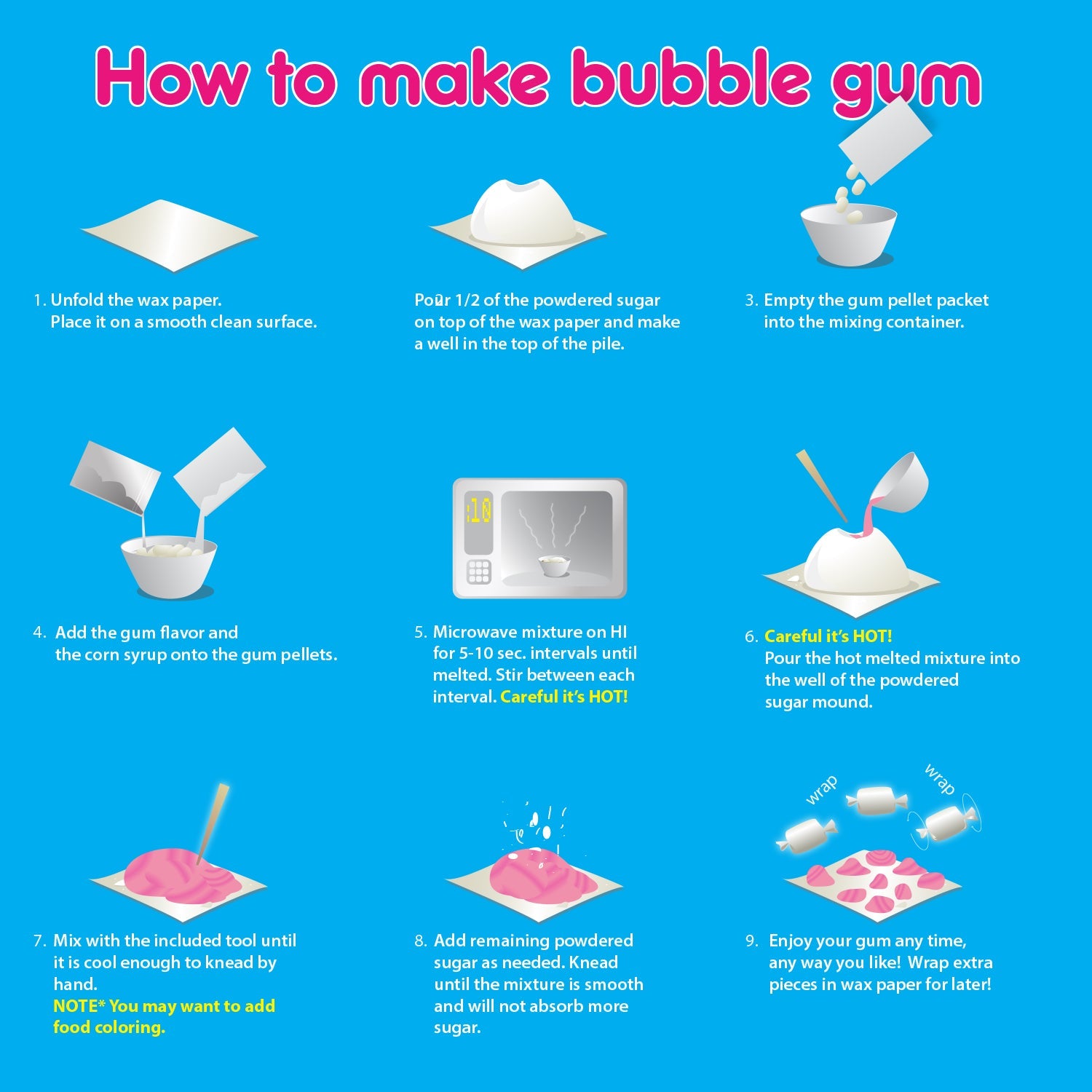 DIY Bubble Gum Workshop