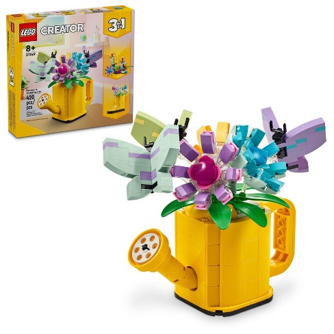 LEGO Flowers in Watering Can