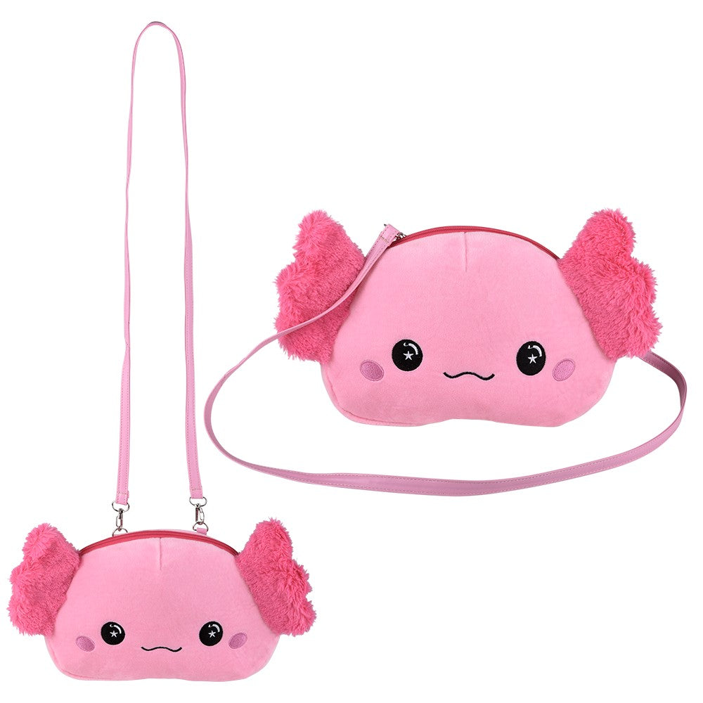 Axolotl Plush Crossbody Bag