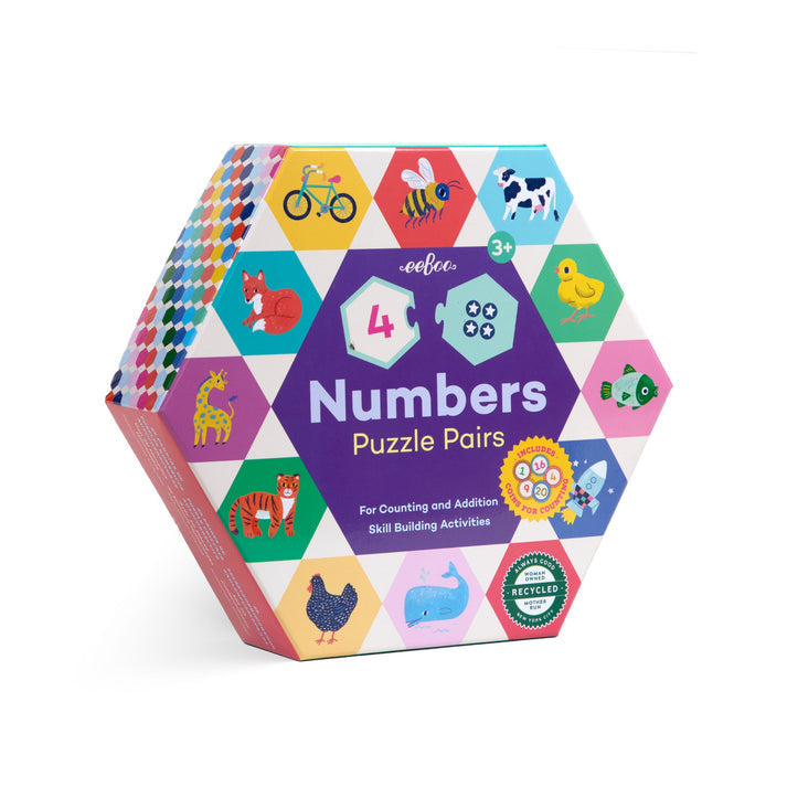 Numbers Hexagon Pairs