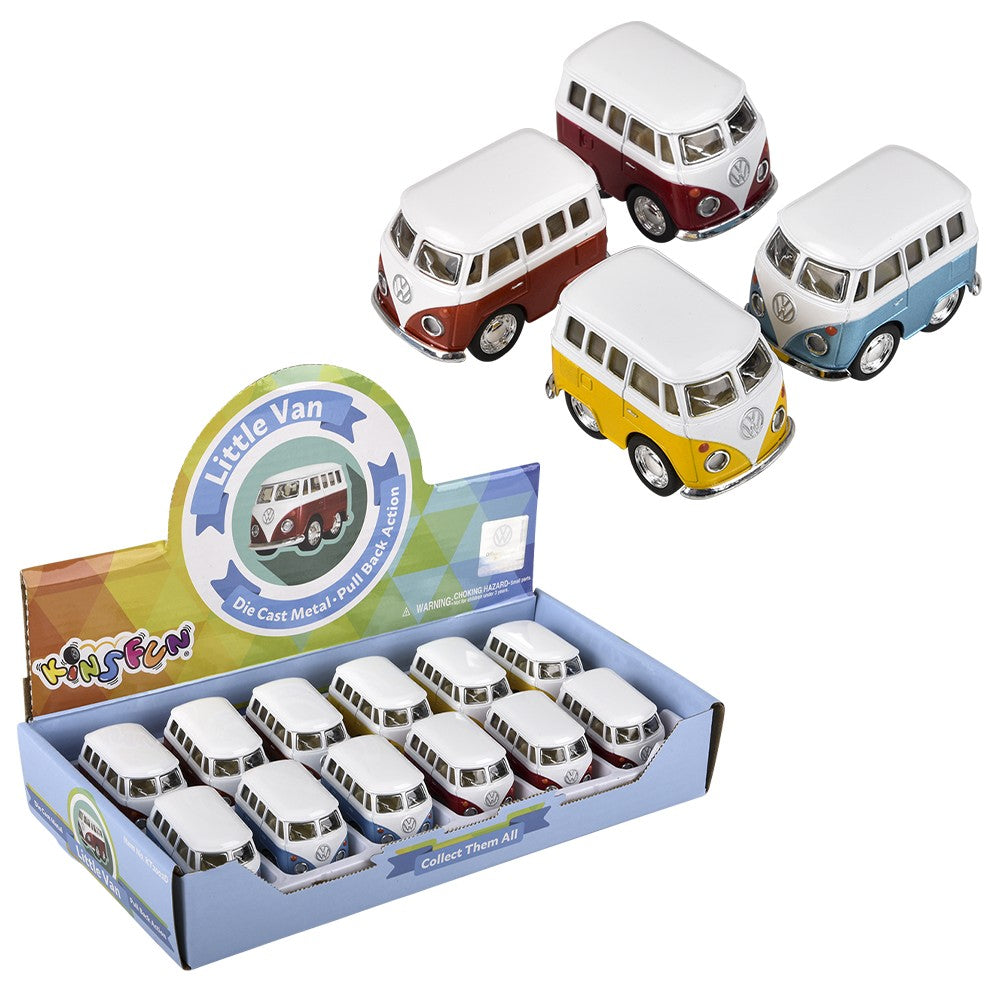 Diecast Pullback Mini VW Bus