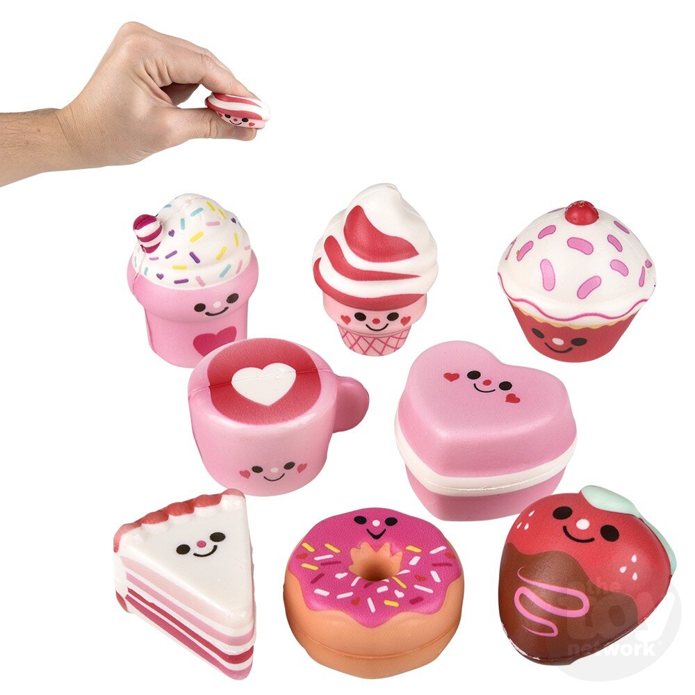 Valentine Fun Treats Micro Squish Asst