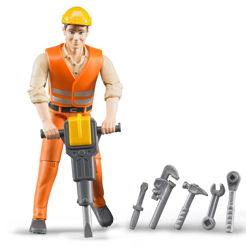 Bruder 60020 Construction Worker with Accessories