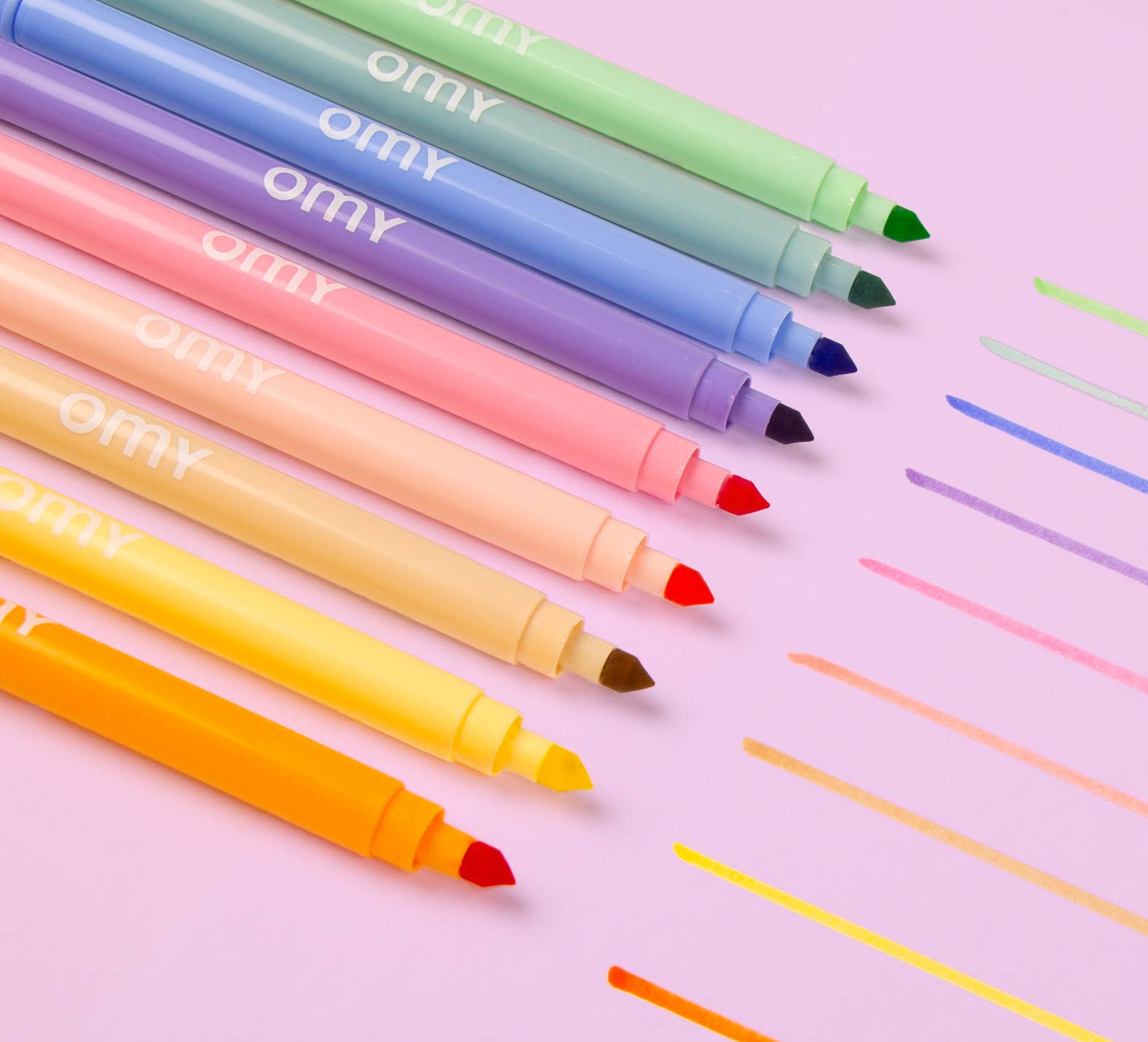 Kid's Pastel Markers Set - 9 pc